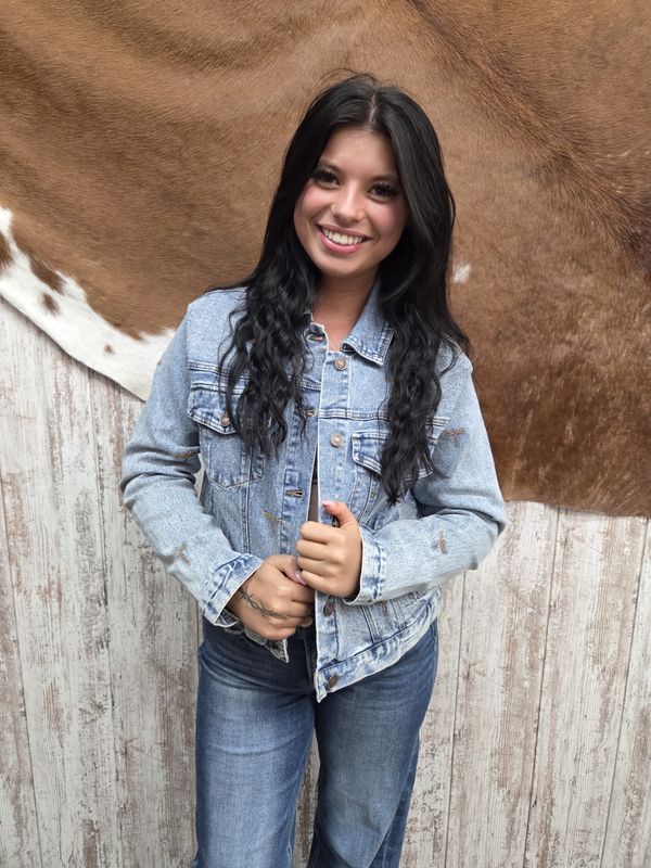 Boot Stitch Denim Trucker Jacket