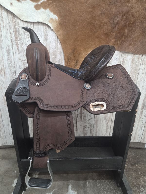 Circle Y High Horse 13&quot; Wide Fit Lindale Barrel Saddle