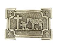 Cowboy Prayer Buckle