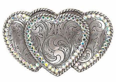 Triple Hearts Buckle