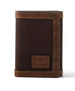 Canvas Logo Trifold Wallet