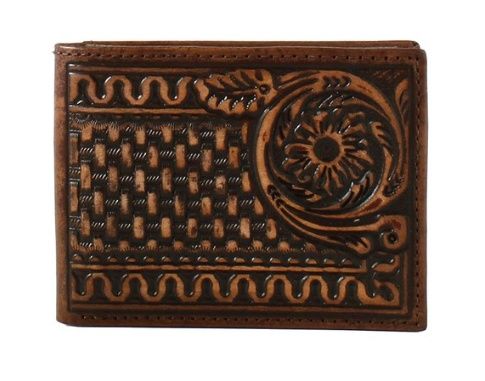 Bifold Basketweave Wallet