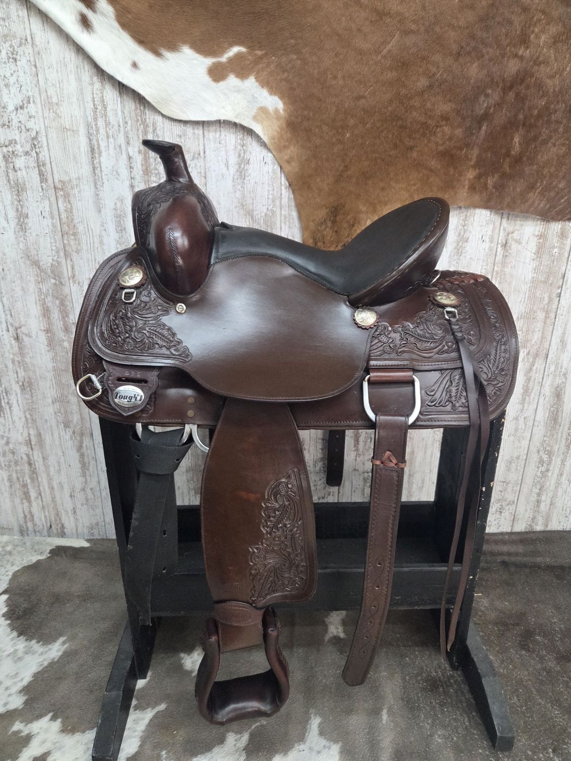 Used 15&quot; Wide Royal King Tough1 Trail Saddle