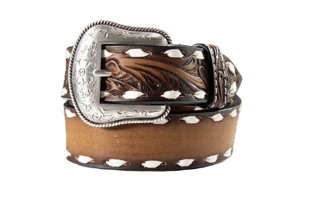 Youth Brown Weaved Blank Belt