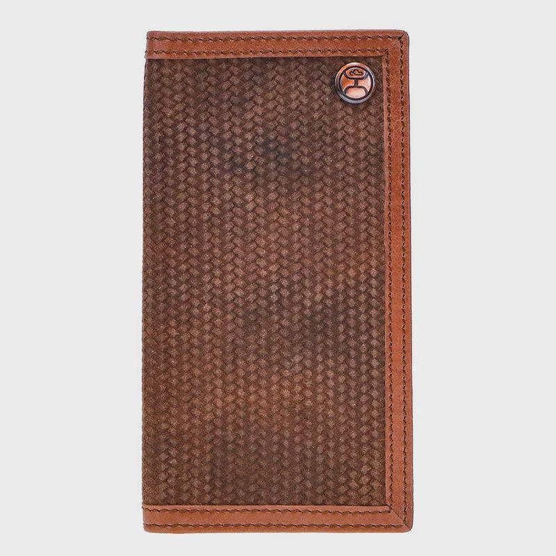 &quot;Hooey Classic Roughout&quot; Rodeo Hooey Wallet Brown