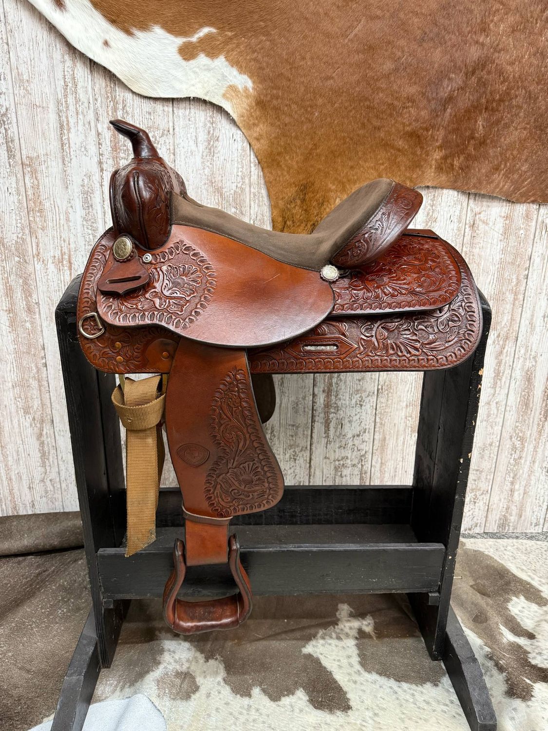 Used 14.5&quot; Reg Hereford Trail Saddle
