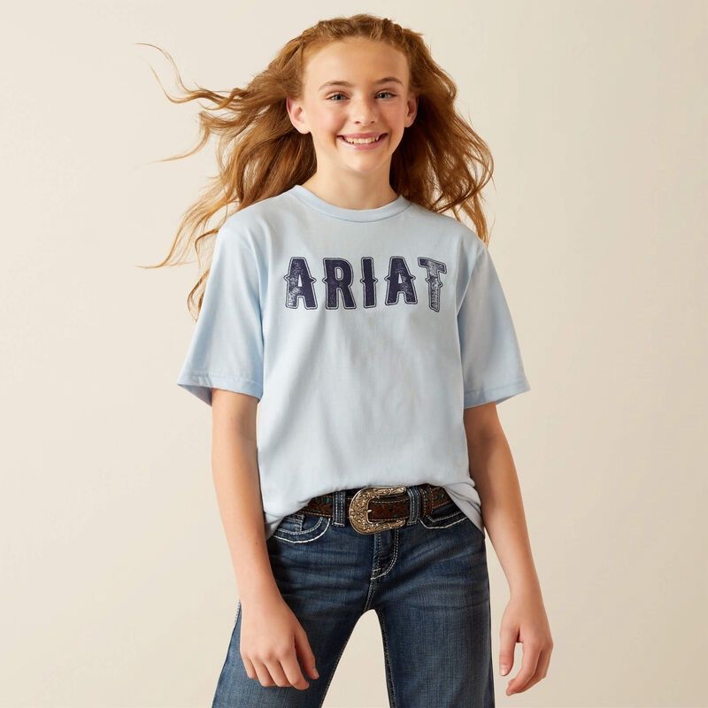 The Fancy- Ariat Sky Blue Short Sleeve