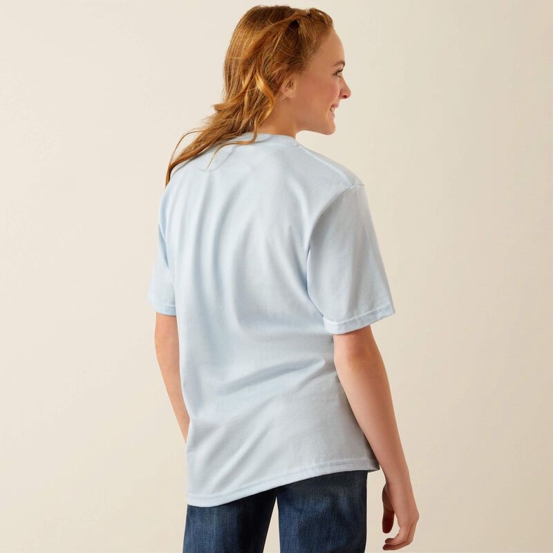 The Fancy- Ariat Sky Blue Short Sleeve
