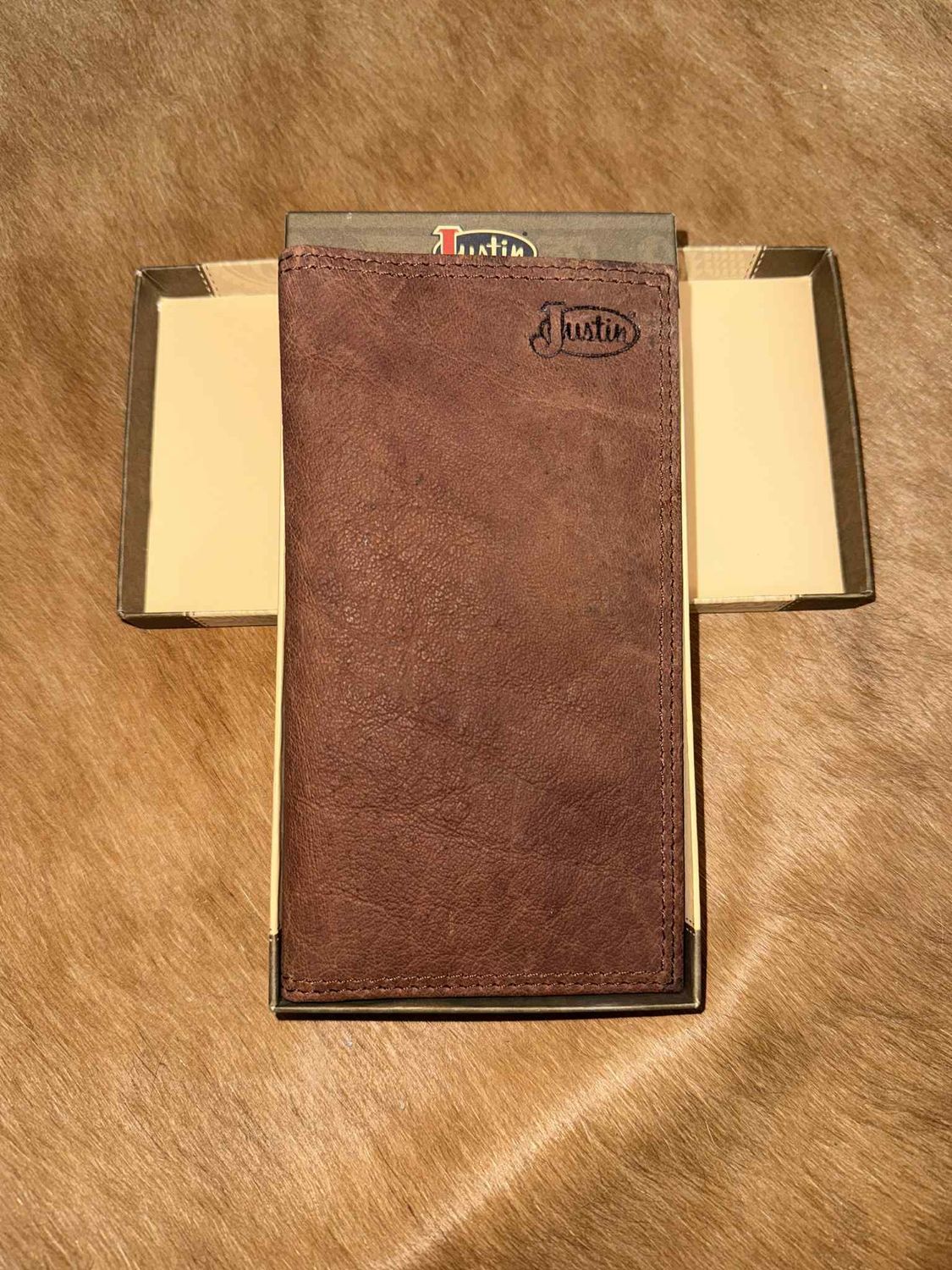 Genuine Leather Buffalo Rodeo Wallet