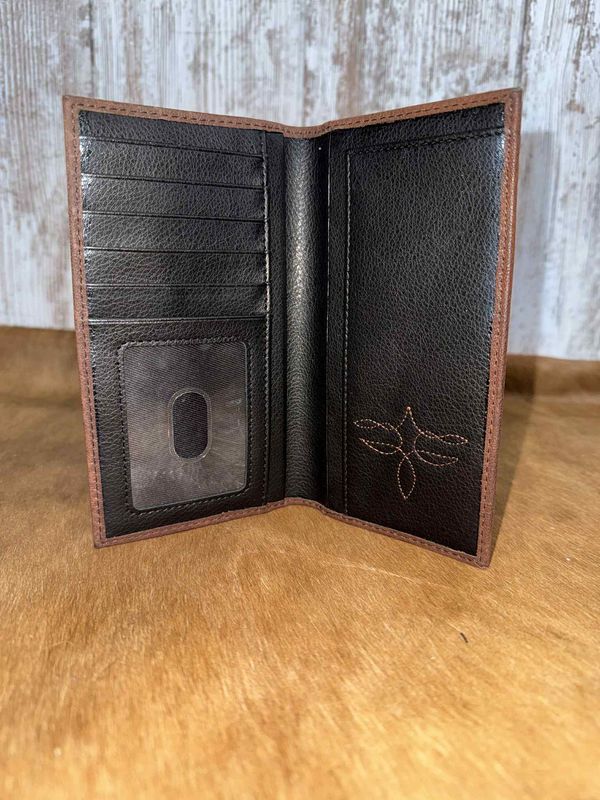 Genuine Leather Buffalo Rodeo Wallet