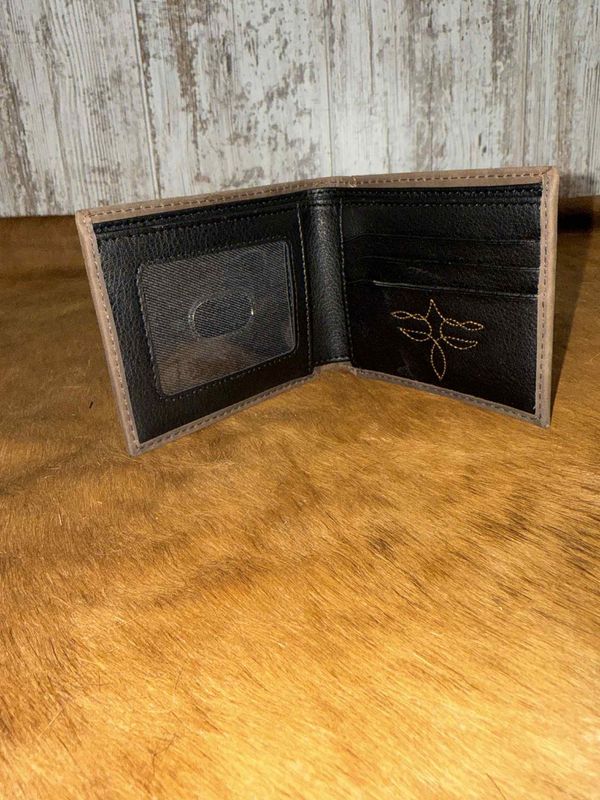 Genuine Leather Bi-Fold Wallet