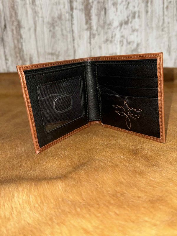 Genuine Leather Oiled Bi-Fold Wallet