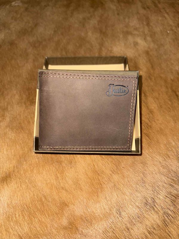 Genuine Leather Bi-Fold Wallet