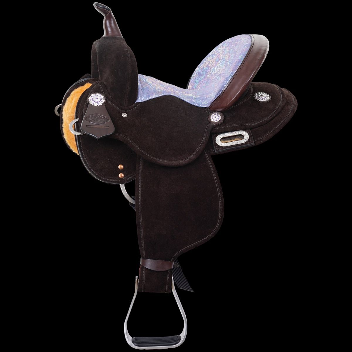 14&quot; Circle Y Pearl Barrel Saddle - Extra Wide Fit