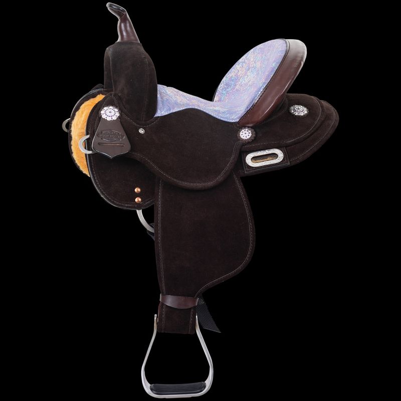 14&quot; Circle Y Pearl Barrel Saddle - Extra Wide Fit