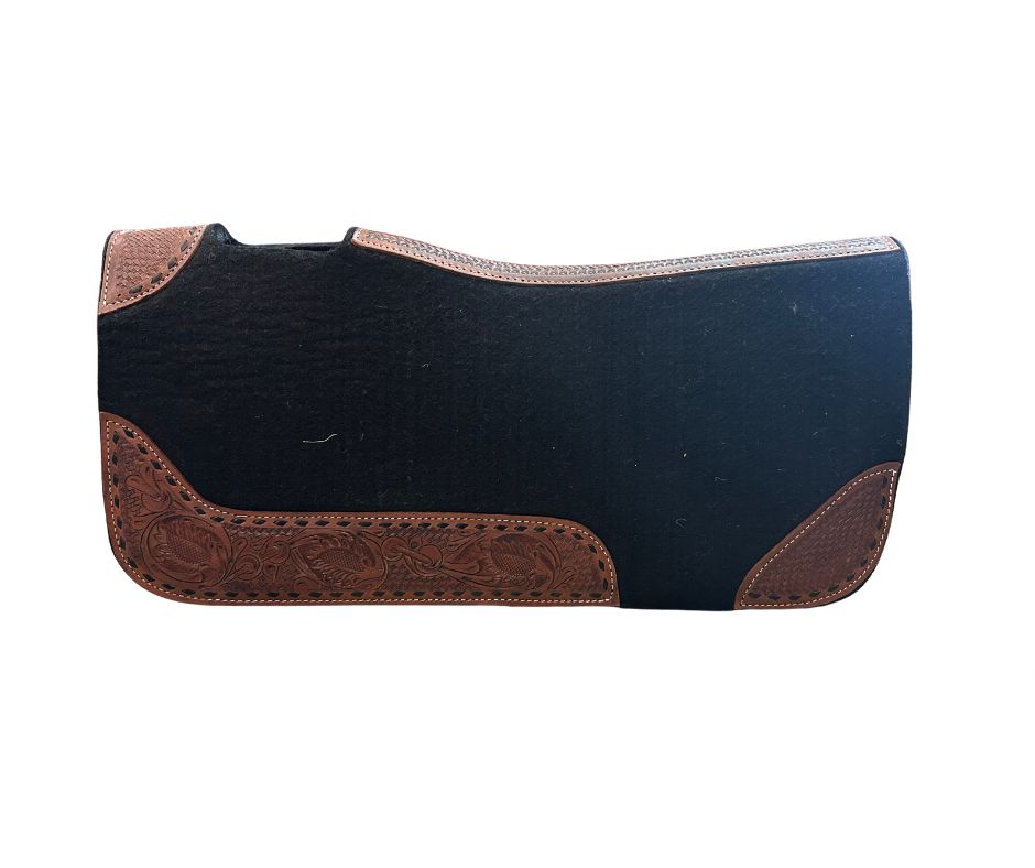 Black Felt Saddle Pad, 3/4&quot;X31&quot;X30&quot;