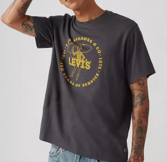 Levi Relaxed Fit Short Sleeve Graphic T-shirt