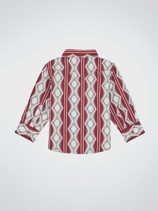 Little Boy's Checotah Long Sleeve Western Snap Shirt
