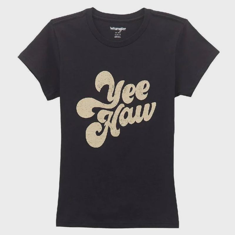 Wrangler Women&#39;s Slim Fit Yee Haw Graphic Tee