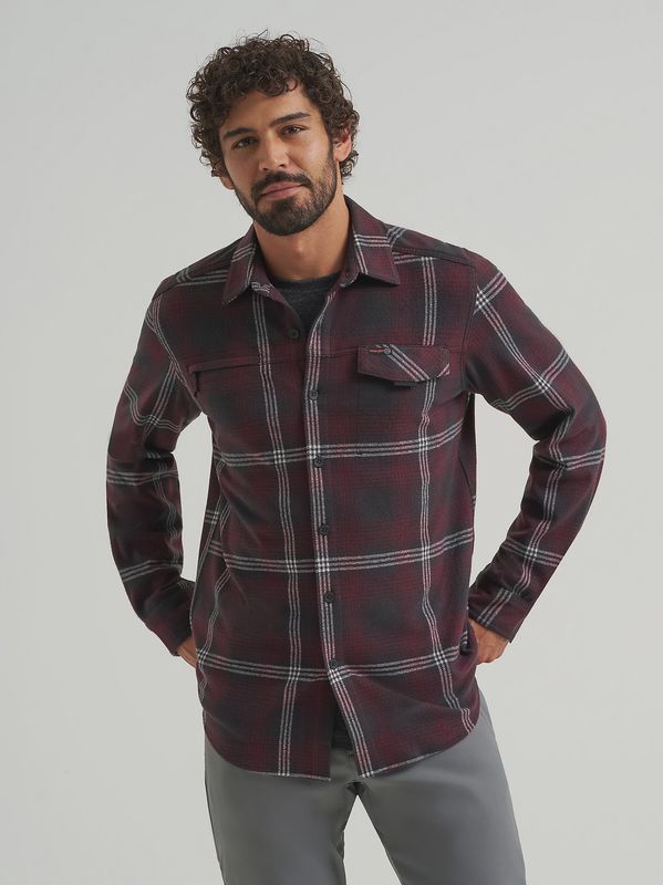 Wrangler ATG™ Men&#39;s Campsite Plaid Shirt