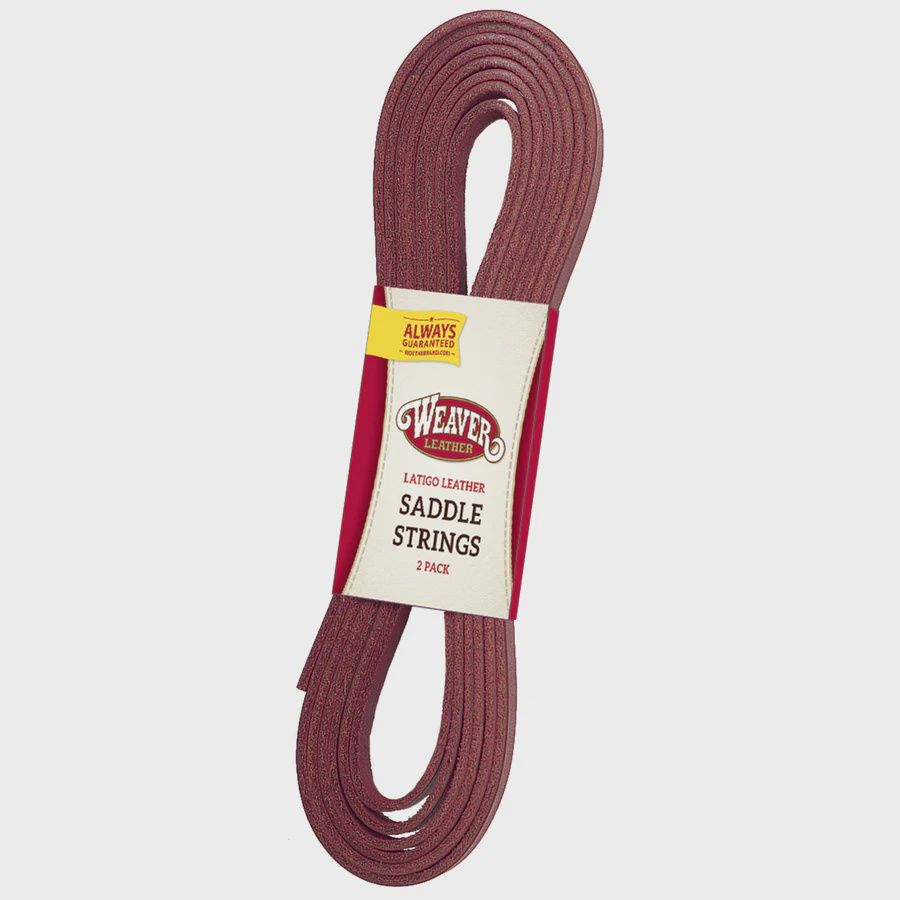 Saddle String Handy Pack, Burgundy, 1/2&quot; x 72&quot;