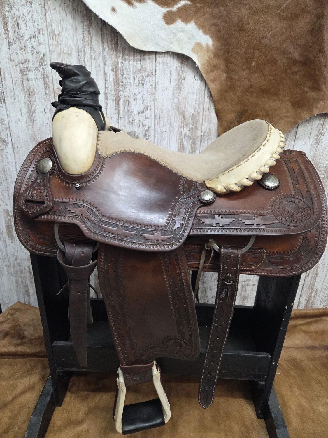 Used 16&quot; Reg Dale Fredricks Ranch Roper Wade Saddle
