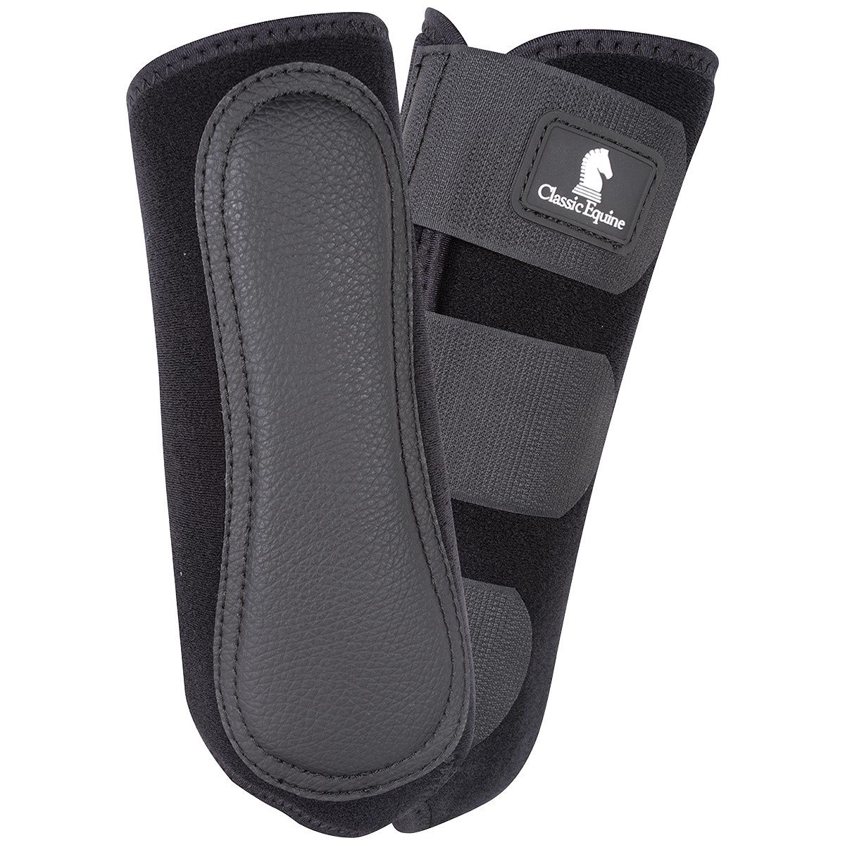 EZ Wrap Lite Splint Boots, Standard Size, Color: Black, Size: Front