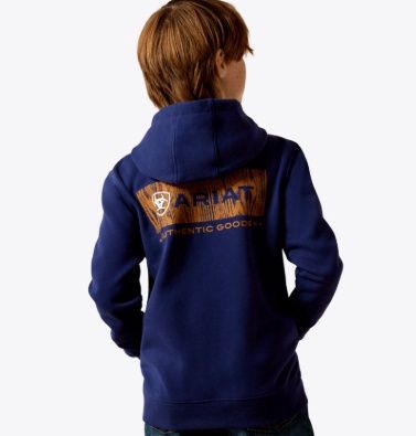 Youth Ariat Woodshop Stack Hoodie