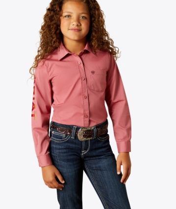 Youth Team Kirby LS Western Shirt