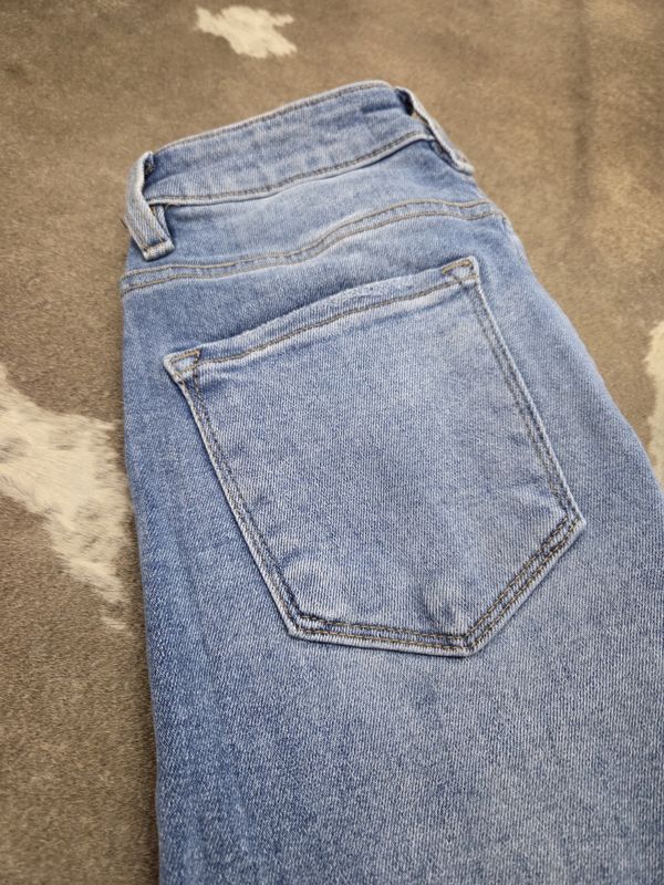 Tummy Control High Rise Wide Leg Cuffed