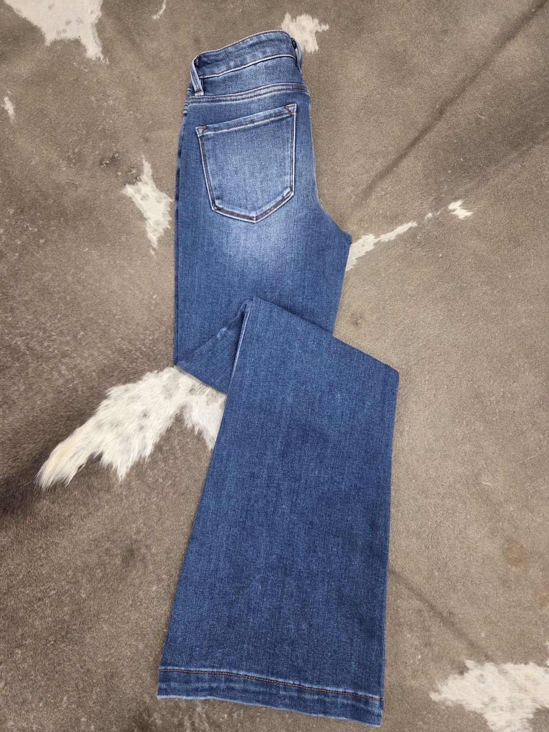 Low Rise Flare Jeans