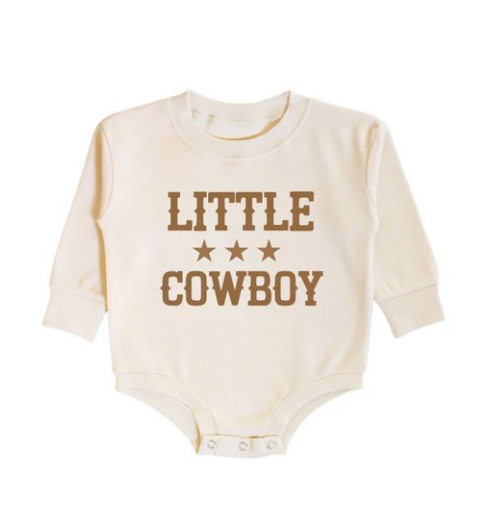 Little Cowboy Longsleeve Romper