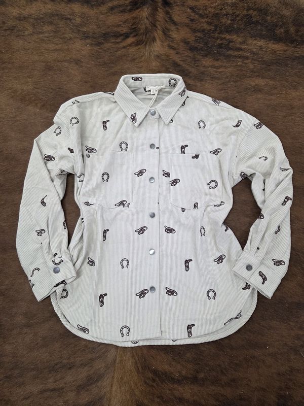 Dusty Diva Corduroy Shirt