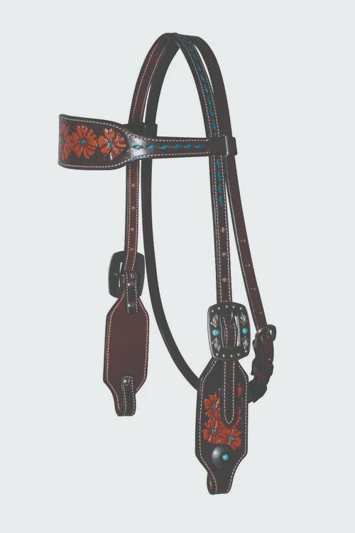 Forget-Me-Not Browband Headstall