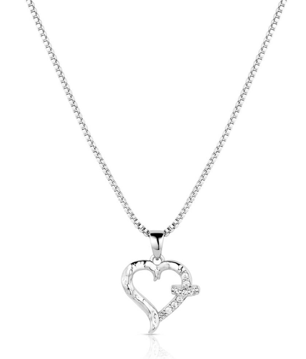 With Love Heart Necklace