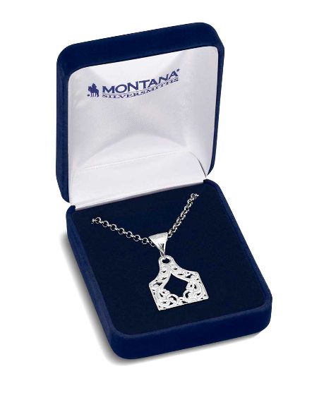 Out West Cow Tag Necklace