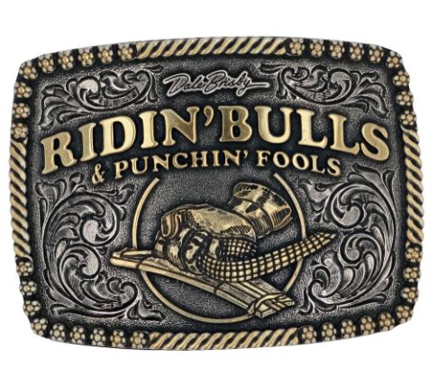 Dale Brisby Bulls &amp; Fools Attitude Belt Buckle