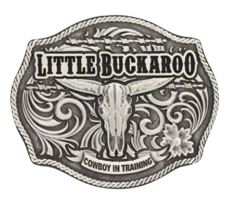 Classic Impressions Lil Buckaroo Skull Kids Attitude Buckle