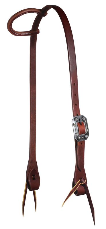 Ranch Hand Single Ear Headstall, Arrow Buckle