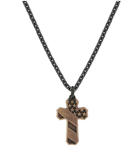Faded Glory Cross Necklace