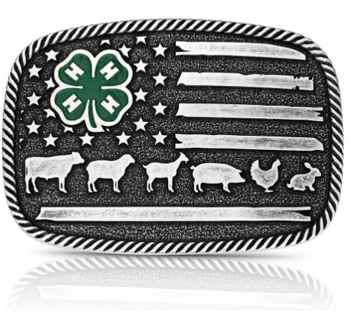 4-H Livestock Buckle