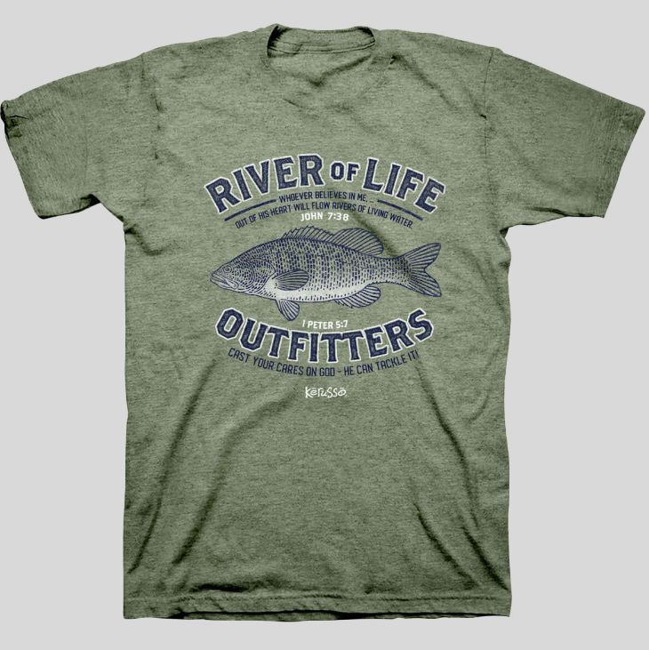 Living Waters T- Shirt 1 Peter 5:7