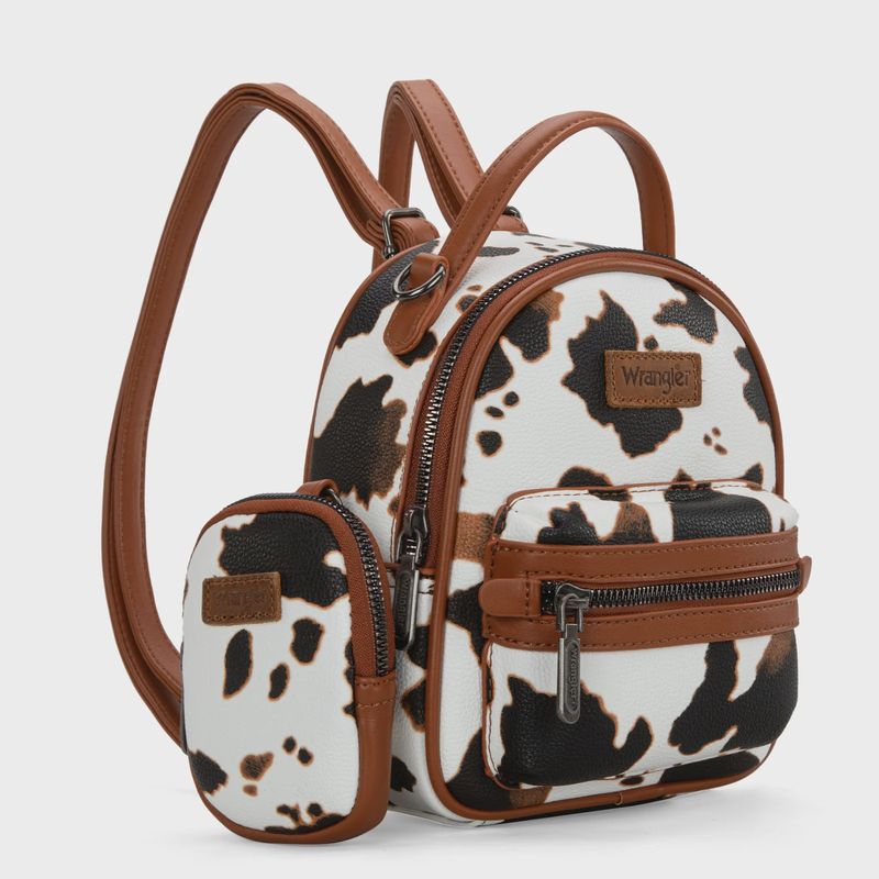 Wrangler Cow Print Mini Backpack- Various Colors