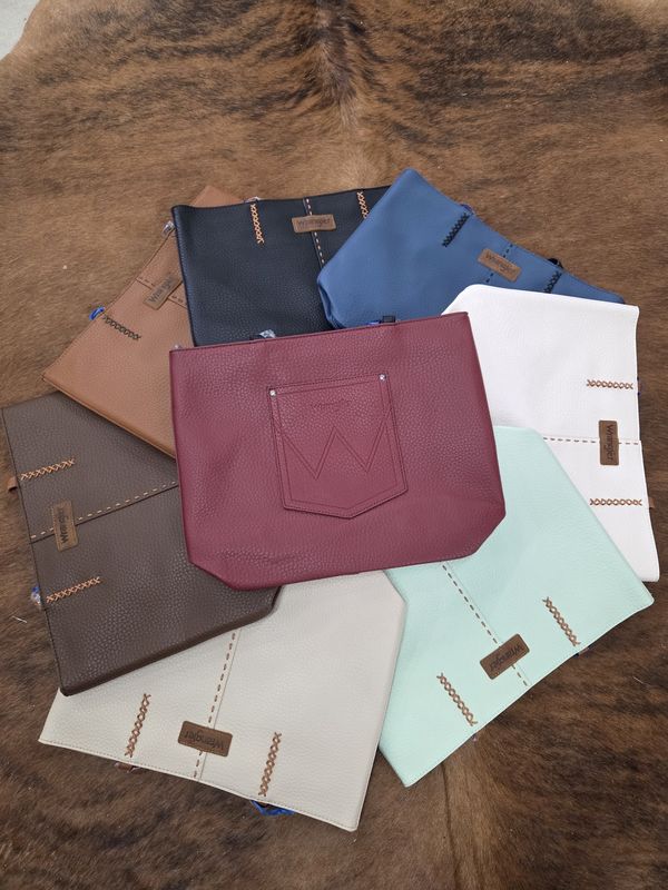 Wrangler Shoulder Tote- Various Colors