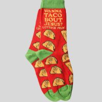 Bless My Sole Socks Wanna Taco