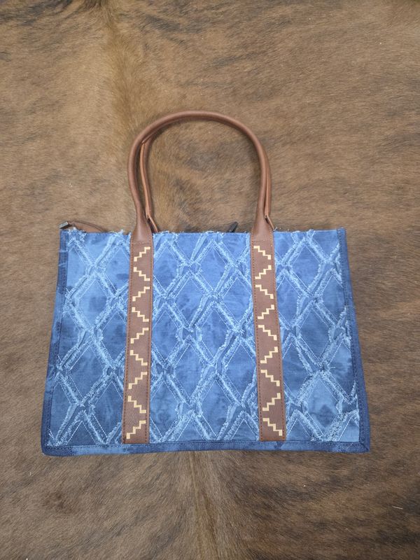 Wrangler Denim Patchwork Tote