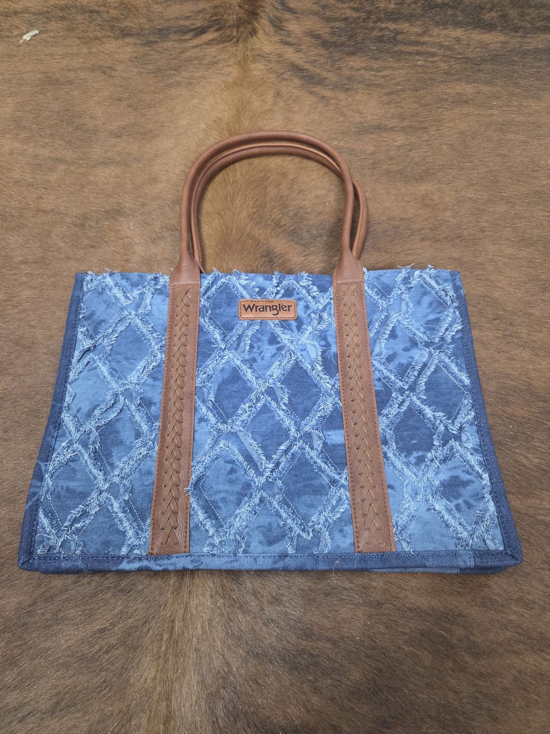 Wrangler Denim Patchwork Tote