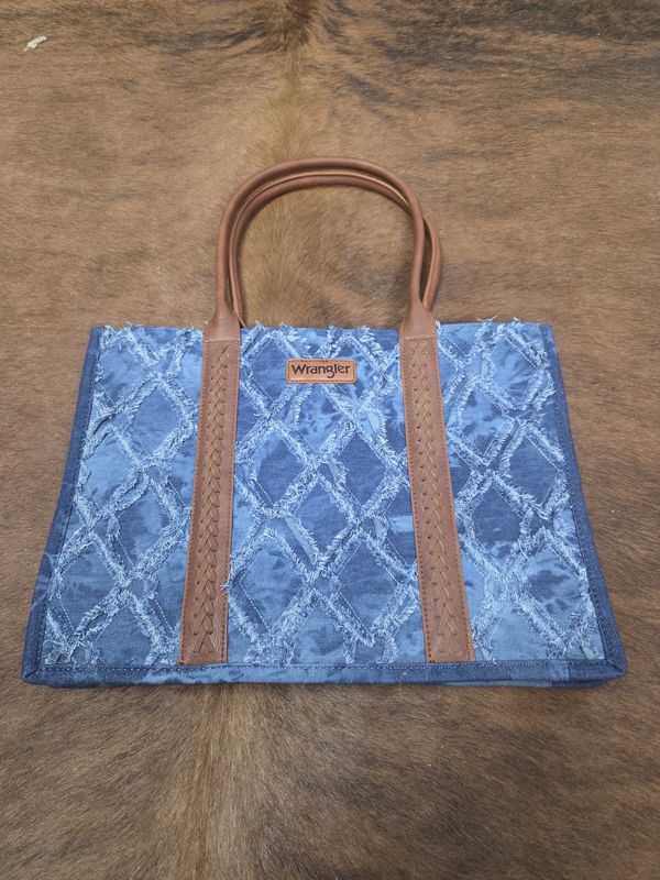 Wrangler Denim Patchwork Tote