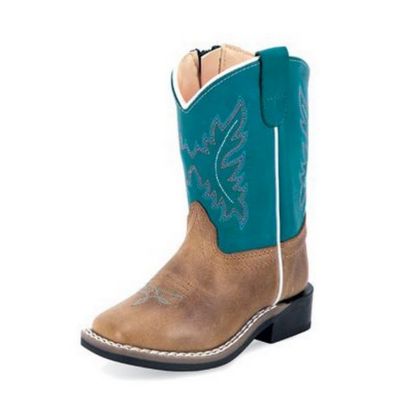 Toddler Boy&#39;s Turquoise Western Boots
