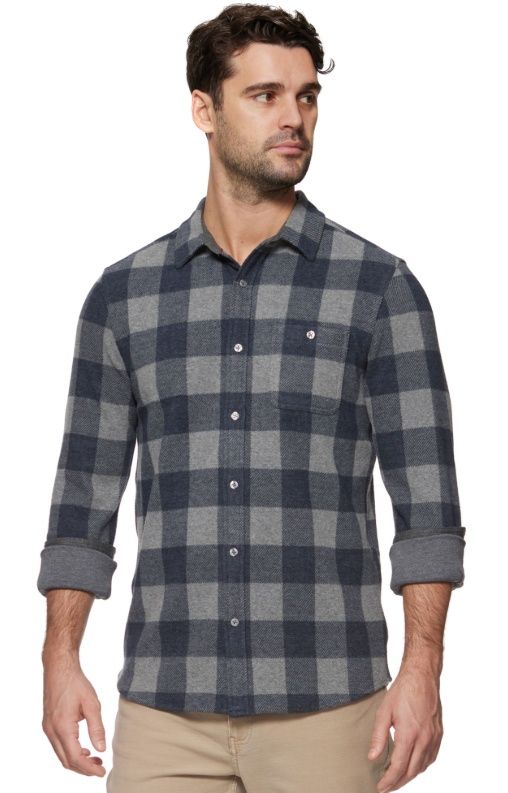 The Thatcher LS Hero Knit Flannel Shirt